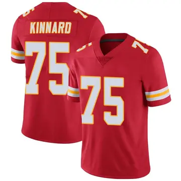 Nike Darian Kinnard Men's Limited Kansas City Chiefs Red Team Color Vapor Untouchable Jersey
