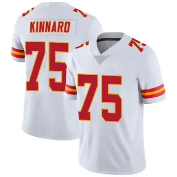 Nike Darian Kinnard Men's Limited Kansas City Chiefs White Vapor Untouchable Jersey
