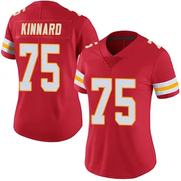 Nike Darian Kinnard Women's Limited Kansas City Chiefs Red Team Color Vapor Untouchable Jersey