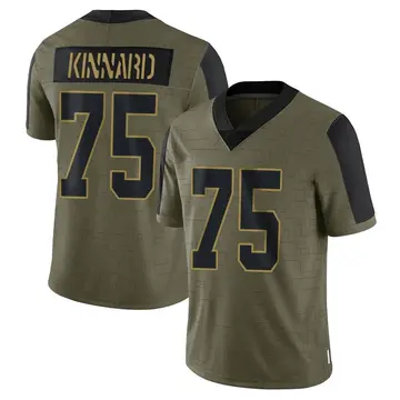 Nike Darian Kinnard Youth Limited Kansas City Chiefs Olive 2021 Salute To Service Jersey