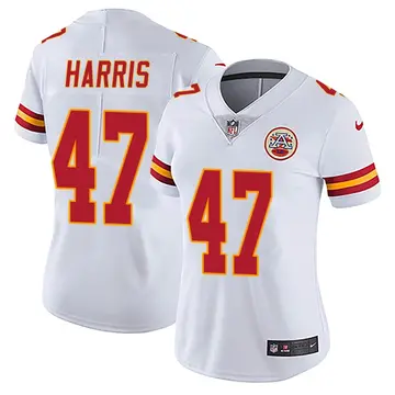 Nike Darius Harris Women's Limited Kansas City Chiefs White Vapor Untouchable Jersey