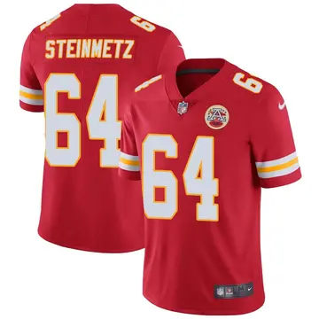 Nike David Steinmetz Youth Limited Kansas City Chiefs Red Team Color Vapor Untouchable Jersey