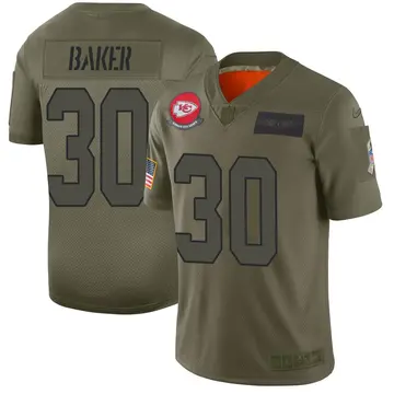 Nike DeAndre Baker Youth Limited Kansas City Chiefs Camo 2019 Salute to Service Jersey