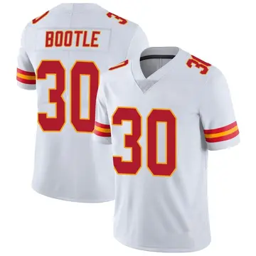 Nike Dicaprio Bootle Youth Limited Kansas City Chiefs White Vapor Untouchable Jersey