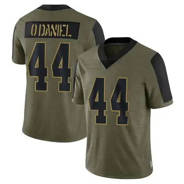 Nike Dorian O'Daniel Men's Limited Kansas City Chiefs Olive 2021 Salute To Service Jersey