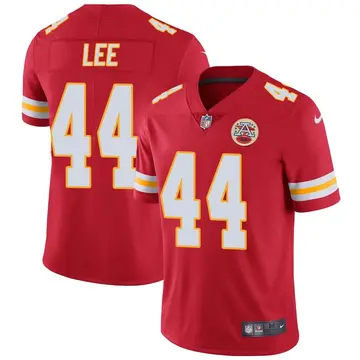 Nike Elijah Lee Men's Limited Kansas City Chiefs Red Team Color Vapor Untouchable Jersey
