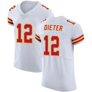 Nike Gehrig Dieter Men's Elite Kansas City Chiefs White Vapor Untouchable Jersey