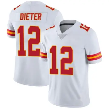 Nike Gehrig Dieter Youth Limited Kansas City Chiefs White Vapor Untouchable Jersey