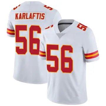 Nike George Karlaftis Men's Limited Kansas City Chiefs White Vapor Untouchable Jersey