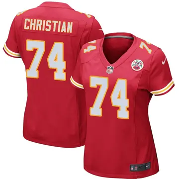 Nike Geron Christian Women's Game Kansas City Chiefs Red Team Color Jersey