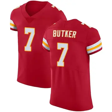 Nike Harrison Butker Men's Elite Kansas City Chiefs Red Team Color Vapor Untouchable Jersey