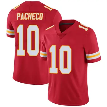 Nike Isiah Pacheco Men's Limited Kansas City Chiefs Red Team Color Vapor Untouchable Jersey