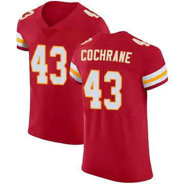 Nike Jack Cochrane Men's Elite Kansas City Chiefs Red Team Color Vapor Untouchable Jersey