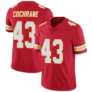 Nike Jack Cochrane Men's Limited Kansas City Chiefs Red Team Color Vapor Untouchable Jersey