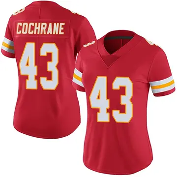 Nike Jack Cochrane Women's Limited Kansas City Chiefs Red Team Color Vapor Untouchable Jersey
