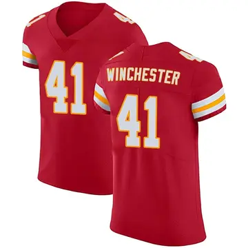 Nike James Winchester Men's Elite Kansas City Chiefs Red Team Color Vapor Untouchable Jersey