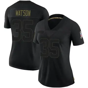 Nike Jaylen Watson Women's Limited Kansas City Chiefs Black 2020 Salute To Service Jersey
