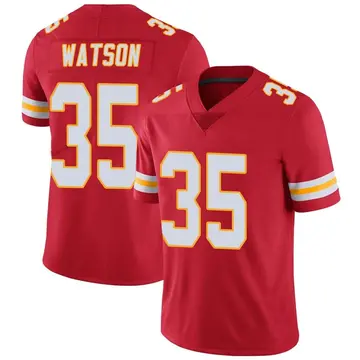 Nike Jaylen Watson Youth Limited Kansas City Chiefs Red Team Color Vapor Untouchable Jersey