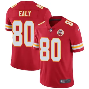 Nike Jerrion Ealy Men's Limited Kansas City Chiefs Red Team Color Vapor Untouchable Jersey