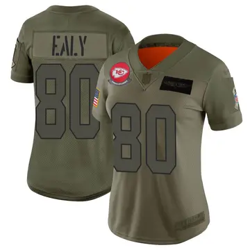 Nike Jerrion Ealy Women's Limited Kansas City Chiefs Camo 2019 Salute to Service Jersey