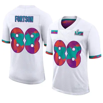 Nike Jody Fortson Men's Limited Kansas City Chiefs White Super Bowl LVII Jersey