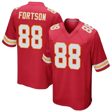 Nike Jody Fortson Youth Game Kansas City Chiefs Red Team Color Jersey