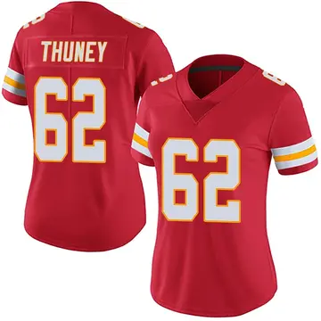 Nike Joe Thuney Women's Limited Kansas City Chiefs Red Team Color Vapor Untouchable Jersey