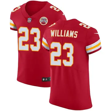Nike Joshua Williams Men's Elite Kansas City Chiefs Red Team Color Vapor Untouchable Jersey