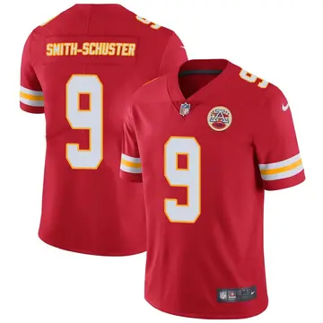 Nike JuJu Smith-Schuster Youth Limited Kansas City Chiefs Red Team Color Vapor Untouchable Jersey