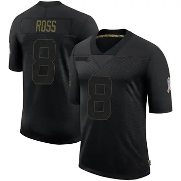 Nike Justyn Ross Youth Limited Kansas City Chiefs Black 2020 Salute To Service Jersey