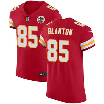 Nike Kendall Blanton Men's Elite Kansas City Chiefs Red Team Color Vapor Untouchable Jersey