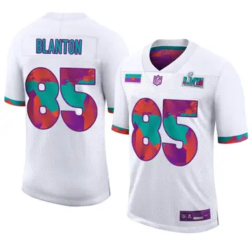 Nike Kendall Blanton Men's Limited Kansas City Chiefs White Super Bowl LVII Jersey