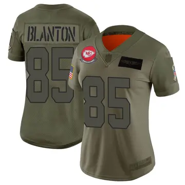 Nike Kendall Blanton Women's Limited Kansas City Chiefs Camo 2019 Salute to Service Jersey