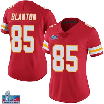 Nike Kendall Blanton Women's Limited Kansas City Chiefs Red Team Color Vapor Untouchable Super Bowl LVII Patch Jersey