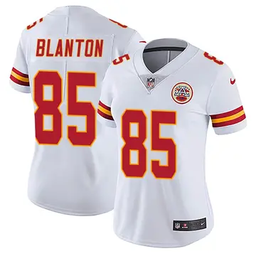 Nike Kendall Blanton Women's Limited Kansas City Chiefs White Vapor Untouchable Jersey