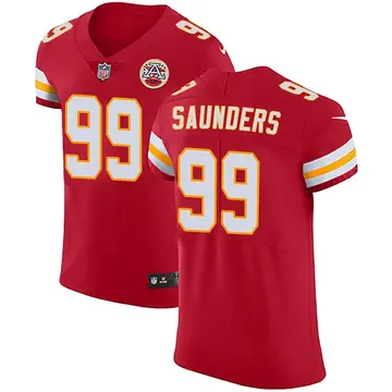 Nike Khalen Saunders Men's Elite Kansas City Chiefs Red Team Color Vapor Untouchable Jersey