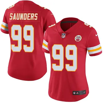 Nike Khalen Saunders Women's Limited Kansas City Chiefs Red Team Color Vapor Untouchable Jersey