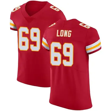 Nike Kyle Long Men's Elite Kansas City Chiefs Red Team Color Vapor Untouchable Jersey