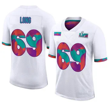 Nike Kyle Long Men's Limited Kansas City Chiefs White Super Bowl LVII Jersey