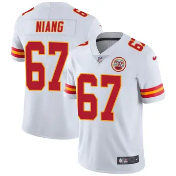 Nike Lucas Niang Youth Limited Kansas City Chiefs White Vapor Untouchable Jersey