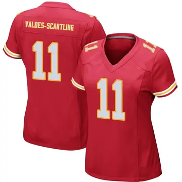 Nike Marquez Valdes-Scantling Women's Game Kansas City Chiefs Red Team Color Jersey