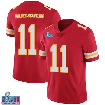 Nike Marquez Valdes-Scantling Youth Limited Kansas City Chiefs Red Team Color Vapor Untouchable Super Bowl LVII Patch Jersey