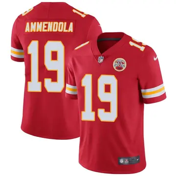 Nike Matt Ammendola Youth Limited Kansas City Chiefs Red Team Color Vapor Untouchable Jersey