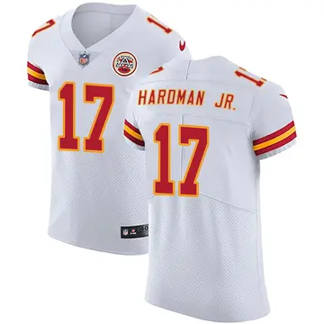 Nike Mecole Hardman Men's Elite Kansas City Chiefs White Vapor Untouchable Jersey