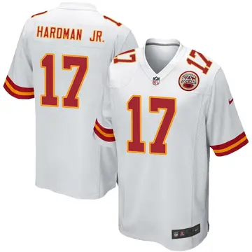 Nike Mecole Hardman Men's Game Kansas City Chiefs White Jersey
