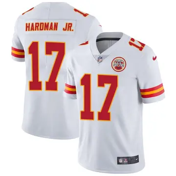 Nike Mecole Hardman Men's Limited Kansas City Chiefs White Vapor Untouchable Jersey