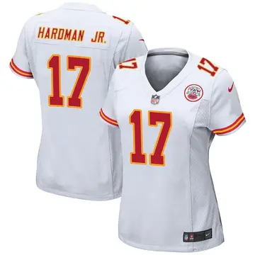 Nike Mecole Hardman Women's Game Kansas City Chiefs White Jersey