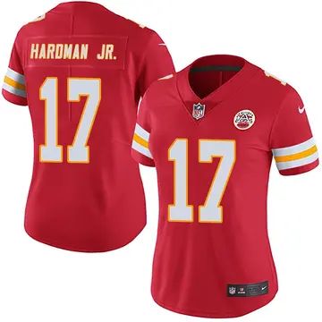 Nike Mecole Hardman Women's Limited Kansas City Chiefs Red Team Color Vapor Untouchable Jersey