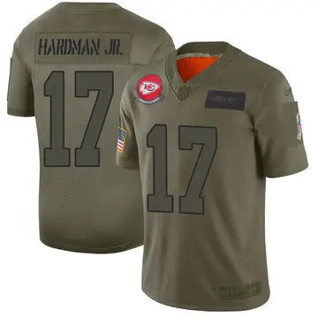 Nike Mecole Hardman Youth Limited Kansas City Chiefs Camo 2019 Salute to Service Jersey