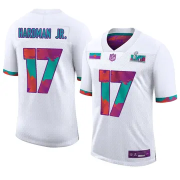 Nike Mecole Hardman Youth Limited Kansas City Chiefs White Super Bowl LVII Jersey
